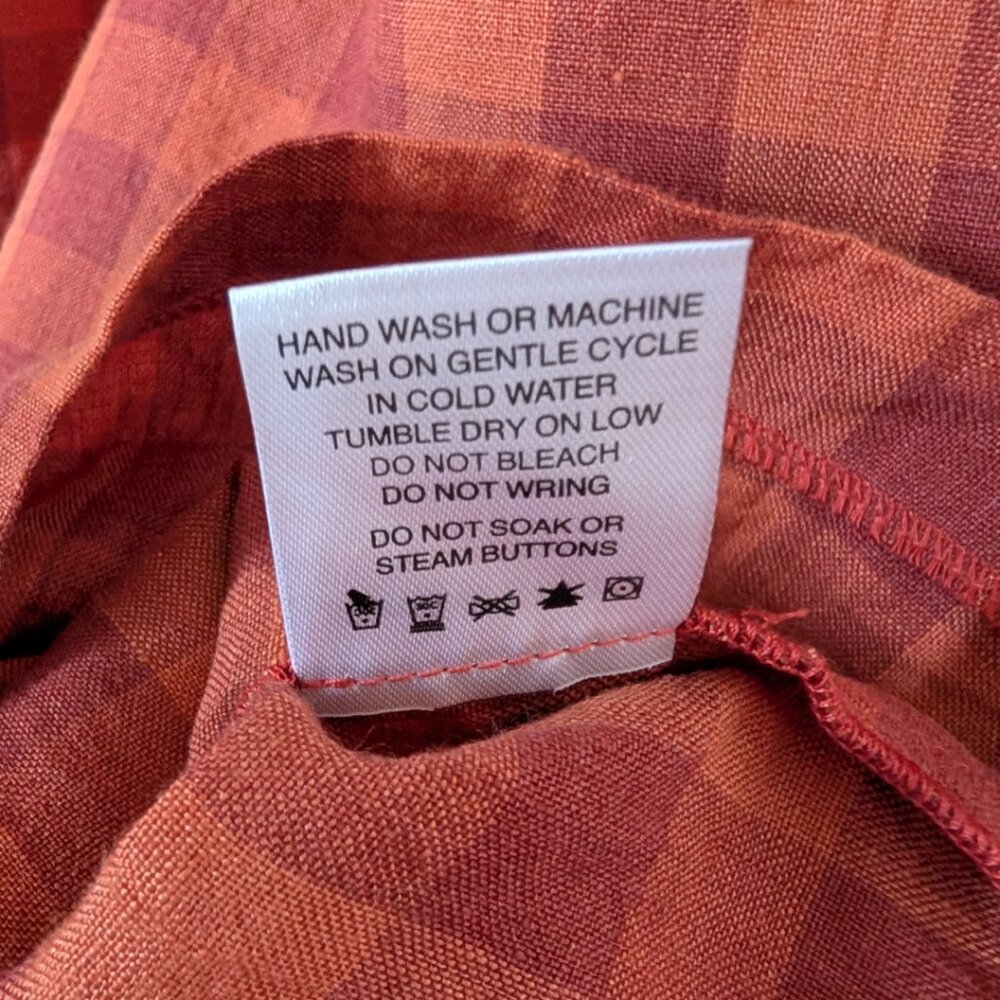 Pyne & Smith no. 30 in Marmalade Check, size XS - Picture 8 of 8